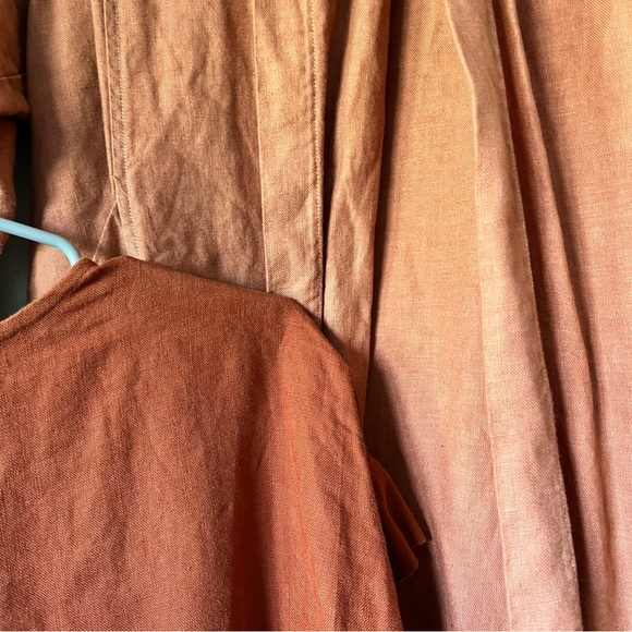 Elizabeth Suzann Linen Clyde Trench - Terra-ish - Picture 6 of 14